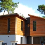 Bardage bois maison La Baule Saint Nazaire