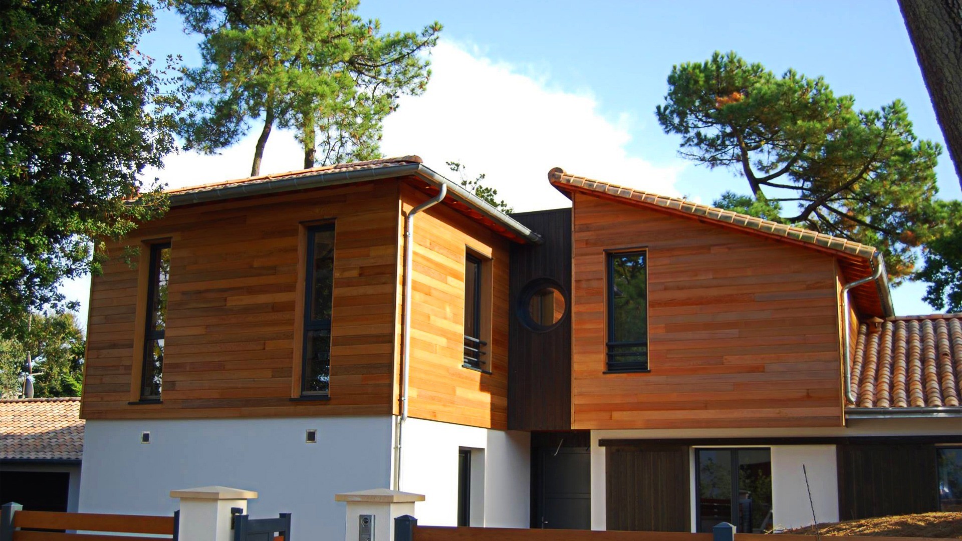 Bardage bois maison La Baule Saint Nazaire