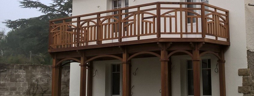 Terrasse surélevée en bois La Baule