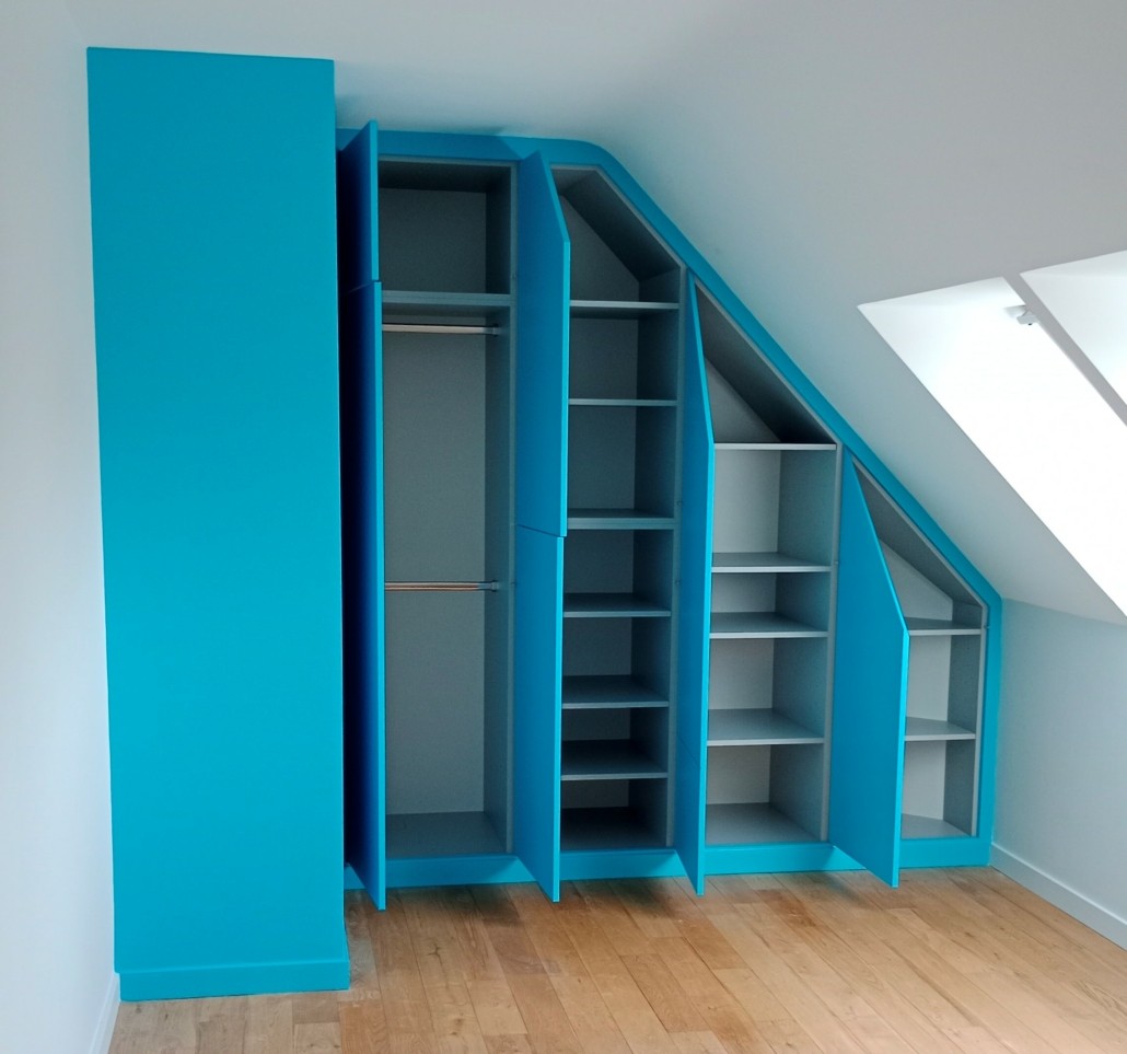 meubles sur mesure chambre sous combles 2