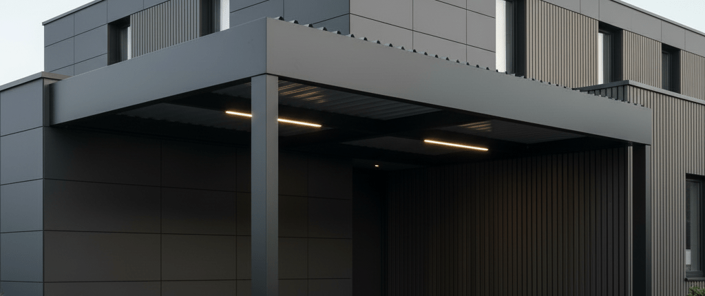 Carport alu, MCO Nantes, La Baule