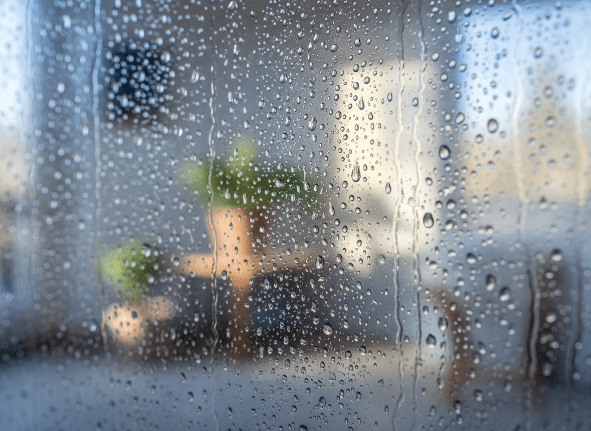 Fenêtre avec de la condensation, Nantes Comprendre ce que révèle un vitrage abîmé ou embué